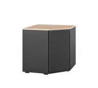Vicco Sideboard Betti, Anthracite/Sonoma, 78 x 78 cm avec 1 Porte