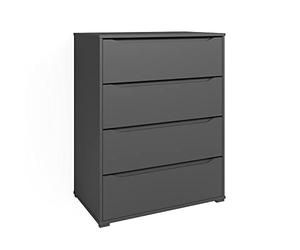 Vicco Sideboard Ruben, Anthracite, 48x101.6cm | avec 4 tiroirs, pour le rangement de vêtements et d’objets du quotidien