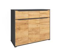 Vicco Sideboard Ruben, Chêne de Force doré, 48x101.6cm avec tiroirs, pour Le Rangement de vêtements et d’Objets du Quotidien