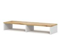 Vicco support de moniteur Tomy, Chêne blanc/force de lor, 80x12cm Chêne blanc/force de l'or G