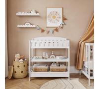 Vicco Table à Langer Nesty, Blanc, 89x99.5cm, utilisable comme rehausseur pour commodes Standard