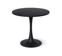 Vicco Table à Manger Carl, Noir, 80x80cm