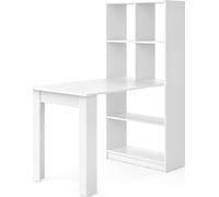 Vicco Table à manger Gael, 70 x 122 cm avec 6 compartiments, Blanc