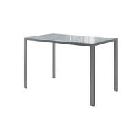 Vicco Table à Manger Grand, Gris, 120 x 75 cm