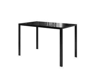 Vicco Table à Manger Grand, Noir, 120x70cm, pour Une Utilisation comme Ensemble de Salle à Manger dans la Cuisine ou la Salle à Manger