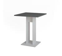 Vicco Table à Manger Repose, Blanc/Anthracite, 65x65cm