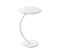 Vicco Table Basse Alvio, Blanc, 40x60cm, utilisable comme Surface de Rangement pour Le Salon ou la Chambre