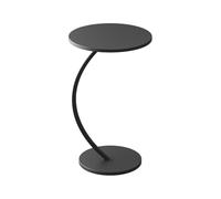 Vicco Table Basse Alvio, Noir, 40x60cm, utilisable comme Surface de Rangement pour Le Salon ou la Chambre