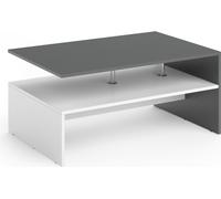 Table basse Amato 26657 blanc/anthracite