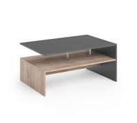 Vicco Table Basse Amato, Anthracite/Sable Chêne, 90 x 60 cm