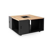 Vicco Table Basse Anton, Anthracite, 80x80cm