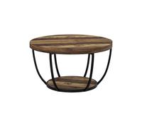 Vicco Table Basse Arvina, Chêne Rustique, 80x80cm