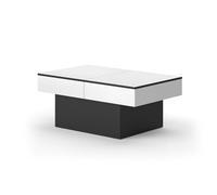 Vicco Table Basse Boto, Noir, 95x58cm Extensible, Extensible et Pliable pour Une Utilisation Flexible dans l’Espace de Vie