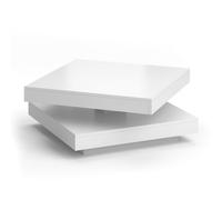 Vicco Table Basse Elias, Blanc, 70 x 70 cm