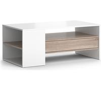 Vicco Table Basse Fabien, Blanc, 110x60cm