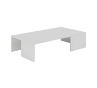 Vicco Table Basse Hardi, Blanc, 90x21.4cm | pour une utilisation comme surface de rangement dans l’espace de vie