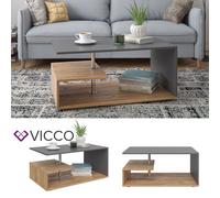 Vicco table basse Homer table de salon table de canapé table d’appoint