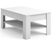 Vicco Table Basse Milan, Blanc, 92.2x48cm