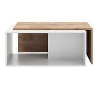 Vicco Table basse Paul, Chêne blanc/force de lor, 90x48cm Chêne blanc/force de l'or G