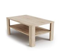 Vicco Table Basse, Sonoma, 100x60cm | avec compartiment ouvert pour le rangement des magazines