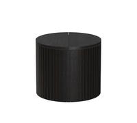 Vicco Table Basse Tavilo, Chêne/Noir, 38x38cm