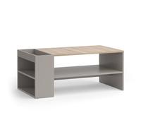 Vicco Table Basse Wido, Grège, 100x55cm