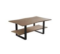 Vicco Table Basse Yan, Artisan, 100x60cm, avec étagère