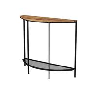 Vicco Table Console Fyrk, Chêne Rustique, 92x81.5cm