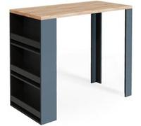 Vicco Table de Bar, Chêne/Anthracite, 57 x 117 cm