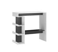 Vicco Table de Bar Dana, Blanc, 108x50cm