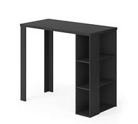 Vicco Table de Bar Noel, Noir, 120x60cm, avec étagères Ouvertes pour Un Rangement Peu encombrant