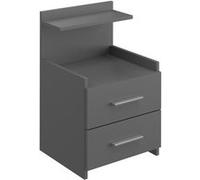 Vicco Table de chevet Alpin, Anthracite, 40x62cm Anthracite G