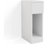 Vicco Table de Chevet Enton, Blanc, 20 x 59.5 cm