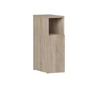 Vicco Table de Chevet Enton, Sonoma, 20x59.5cm | avec 1 porte, convient comme surface de rangement à côté du lit