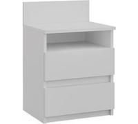 Vicco Table de chevet Monty, Blanc, 32.3x59.1cm Blanc G