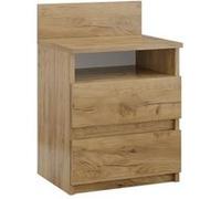 Vicco Table de Chevet Monty, Chêne de Force doré, 39.6 x 59.1 cm