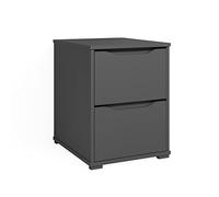 Vicco Table de Chevet Ruben, Anthracite, 40.2x53.6cm | convient comme table de chevet pour lits boxspring