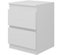 Vicco table de nuit Calisto, Blanc, 40x55cm Blanc G
