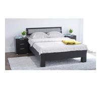 Vicco table de nuit noir table de chevet meuble de chevet 3 tiroirs par 2