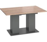 Vicco Table de salle à manger Dix, Anthracite, 140 x 90 cm