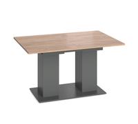 Vicco Table de salle à manger Dix, Anthracite, 140 x 90 cm