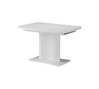 Vicco Table de Salle à Manger Fenaro, Blanc, 120-160 x 80 cm Extensible, avec Fonction d’Extension pour des Longueurs de Table Variables