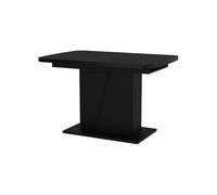Vicco Table de Salle à Manger Fenaro, Noir, 120-160 x 80 cm Extensible, Extensible avec rallonge pour des Dimensions de Table Flexibles