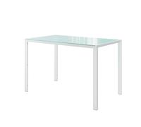 Vicco Table de Salle à Manger Grand, Blanc, 120x70cm, pour Une Utilisation comme Ensemble de Salle à Manger dans la Cuisine ou la Salle à Manger