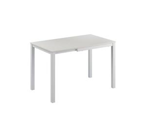 Vicco Table de Salle à Manger Granny, Blanc, 80-120 x 70 cm Extensible, avec Fonction d’Extension pour des Longueurs de Table Variables