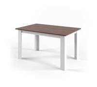 Vicco Table de Salle à Manger Karlos, Noyer, 140x90cm, pour Une Utilisation comme Table à Manger Fixe dans Le Salon ou la Salle à Manger