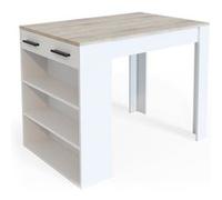 Vicco table de salle à manger Repose, Sonoma/blanc, 67x100cm Sonoma/blanc G