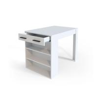 Vicco Table Style Bar Repose, Blanc, 67x100cm