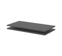 Vicco Tablette Claus, Anthracite, Lot de 2