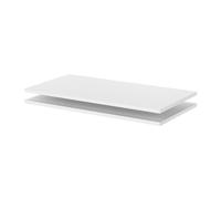 Vicco Tablette Claus, Blanc, Lot de 2